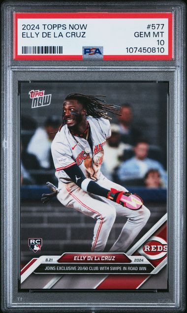 2024 Topps Now Elly De La Cruz #577 Gem Mt 10 front