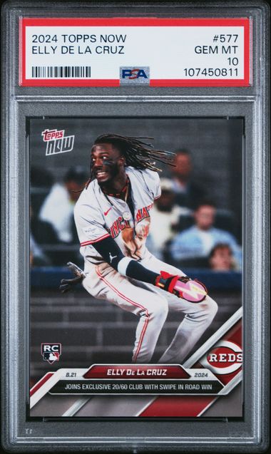 2024 Topps Now Elly De La Cruz #577 Gem Mt 10 front
