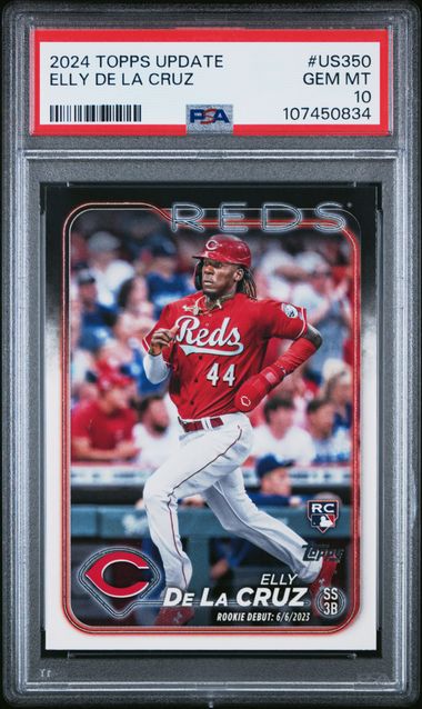 2024 Topps Update Elly De La Cruz #Us350 Gem Mt 10 front