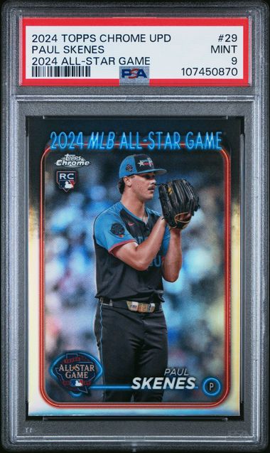 2024 Topps Chrome Update 2024 All-Star Game Chrome Paul Skenes #29 Mint 9 front