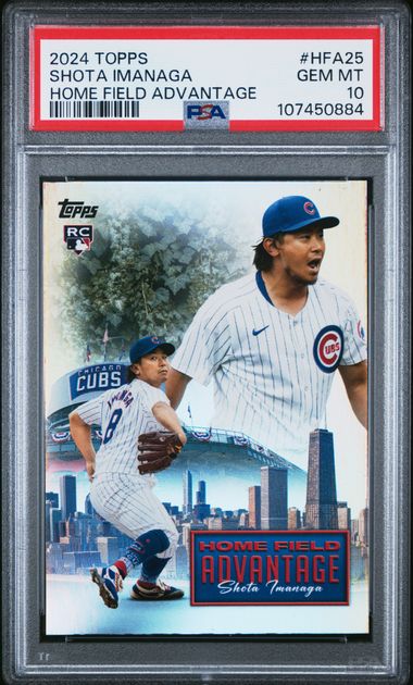 2024 Topps Home Field Advantage Shota Imanaga #Hfa25 (Update) Gem Mt 10 front