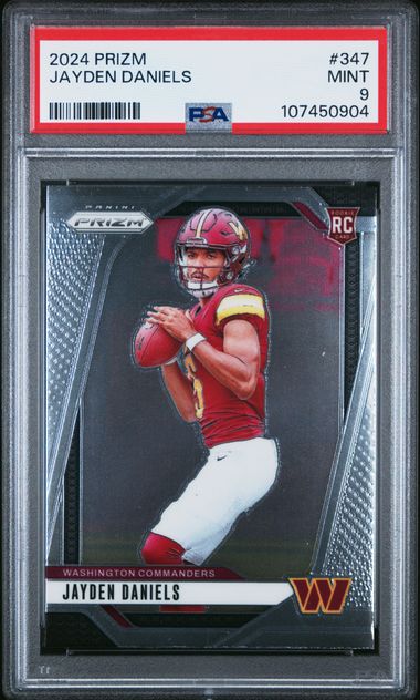 2024 Panini Prizm Jayden Daniels #347 Mint 9 front