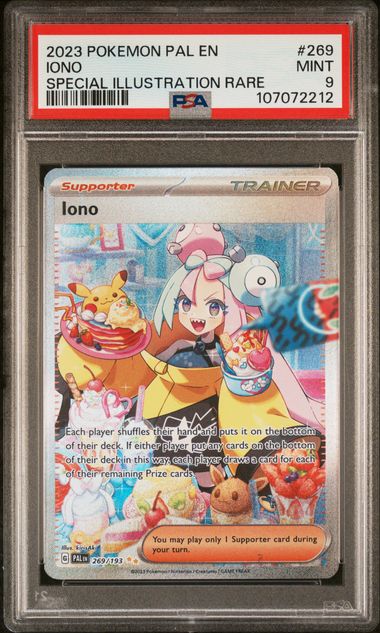 2023 Pokemon Pal En-Paldea Evolved Iono #269 (Special Illustration Rare) Mint 9 front