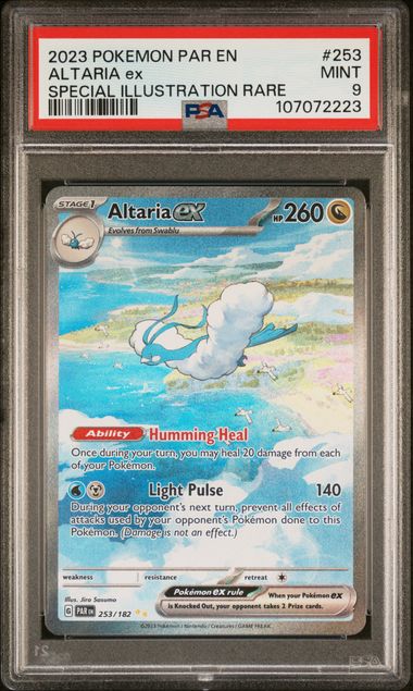 2023 Pokemon Par En-Paradox Rift Altaria Ex #253 (Special Illustration Rare) Mint 9 front