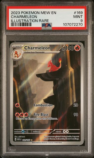2023 Pokemon Mew En-151 Charmeleon #169 (Illustration Rare) Mint 9 front