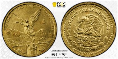 2016-Mo 1/10 oz Libertad Gold MS69