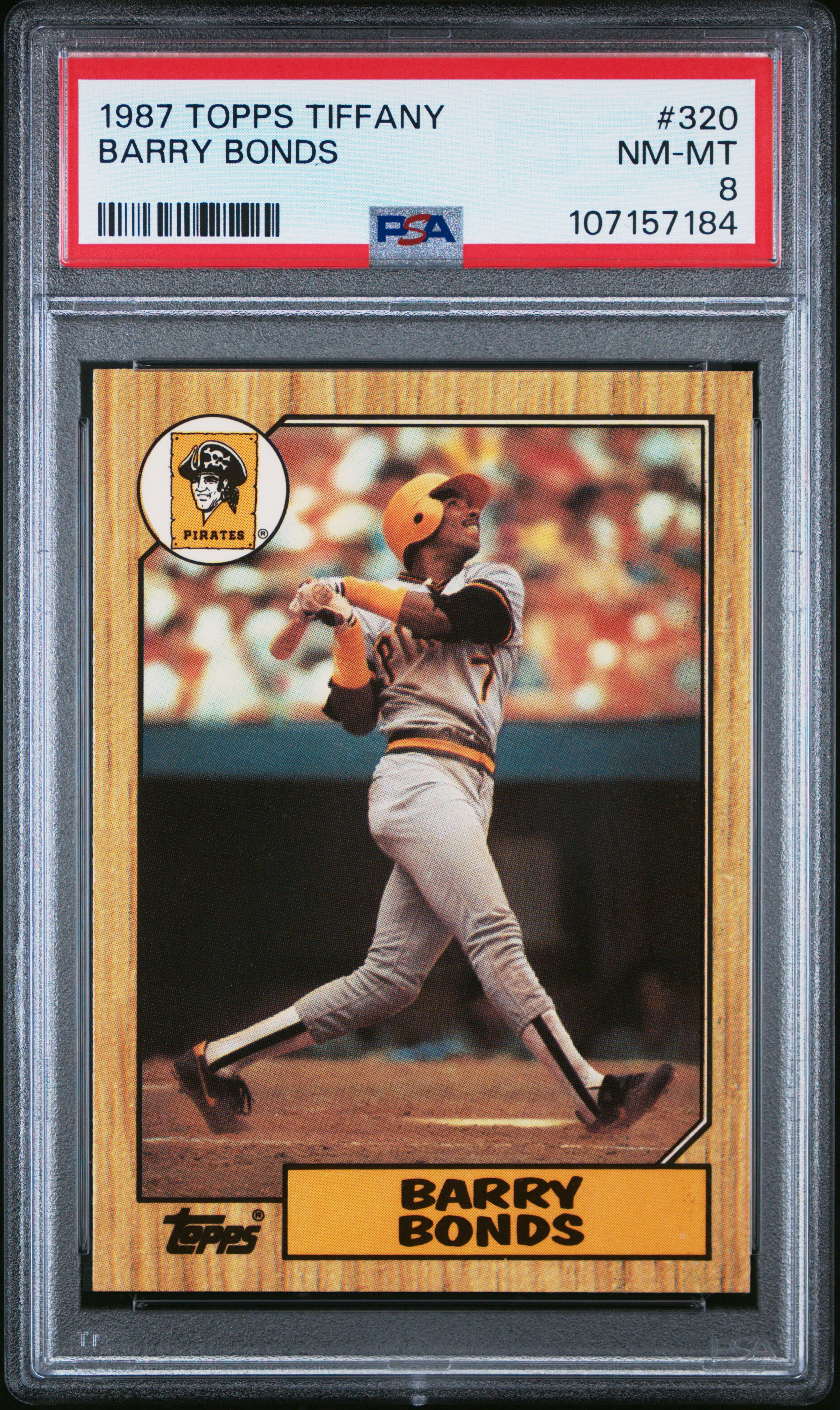 1987 Topps Tiffany Barry Bonds #320 Nm-Mt 8 front