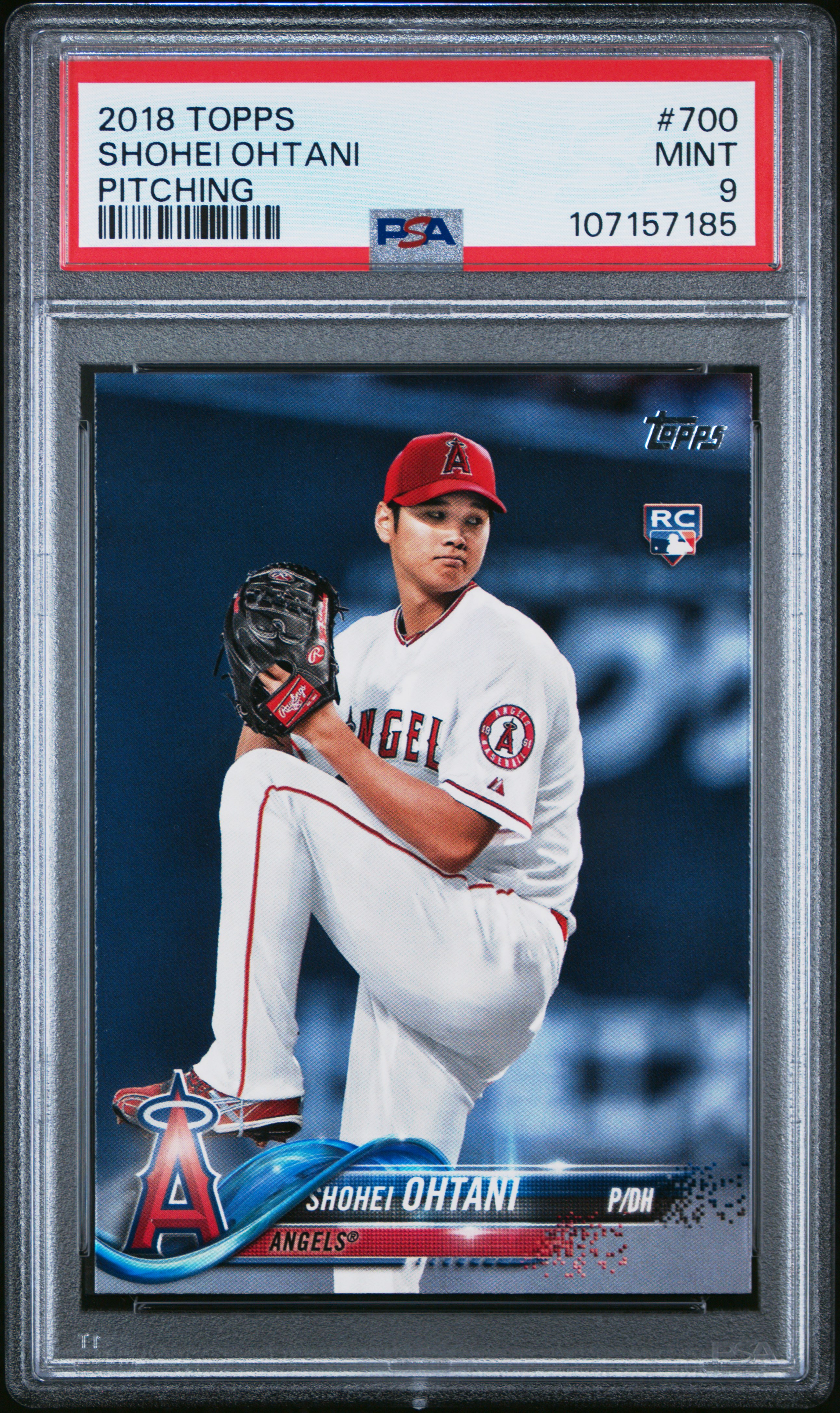 2018 Topps Shohei Ohtani #700 (Pitching) Mint 9 front