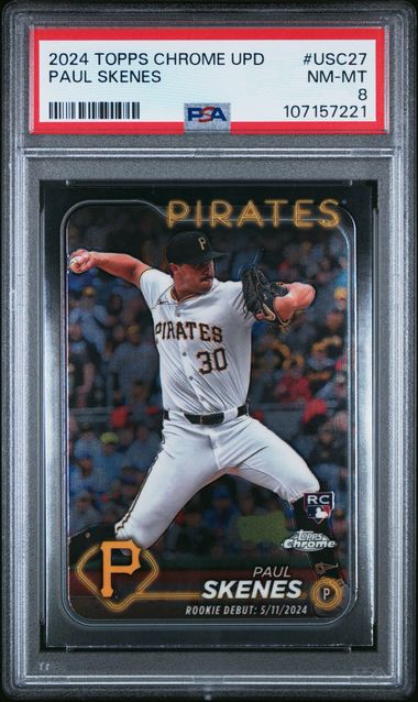 2024 Topps Chrome Update Paul Skenes #Usc27 Nm-Mt 8 front
