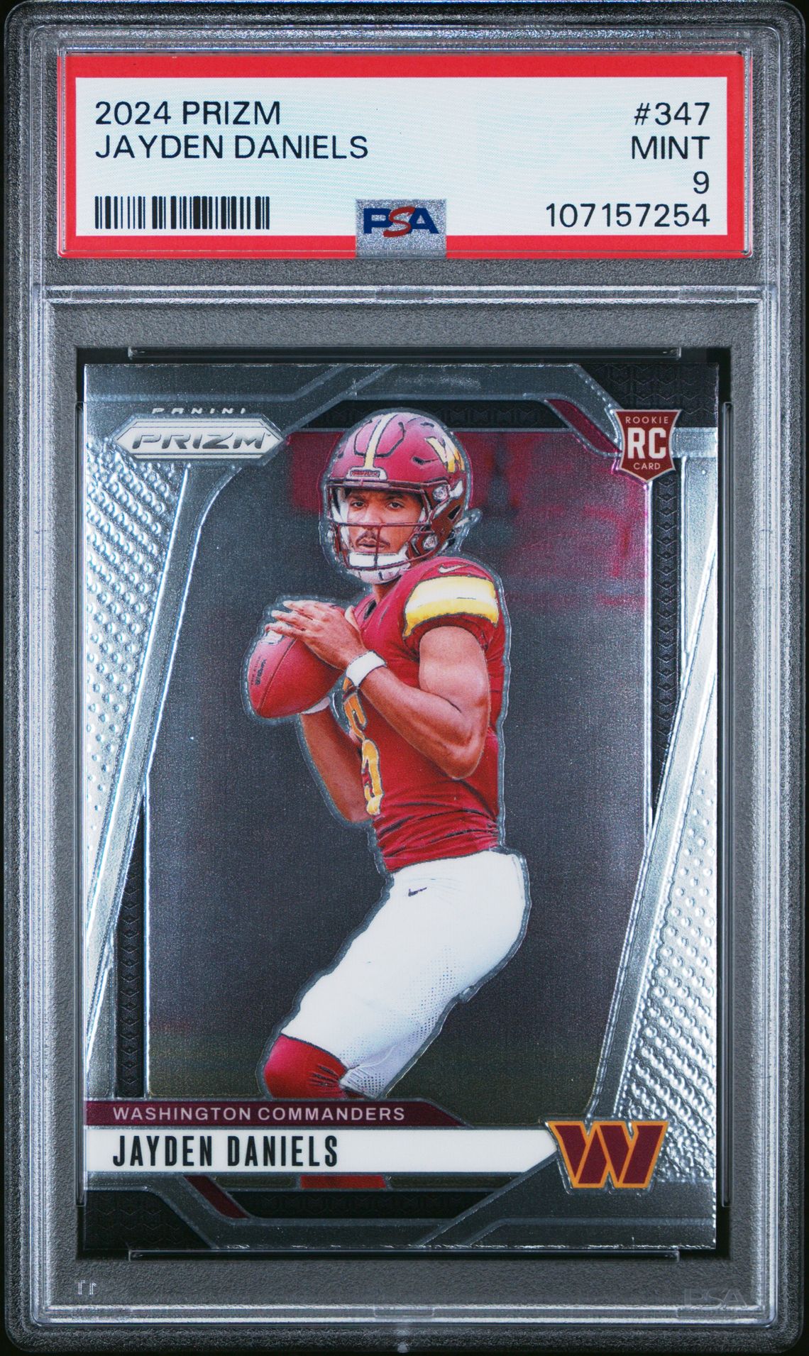 2024 Panini Prizm Jayden Daniels #347 Mint 9 front