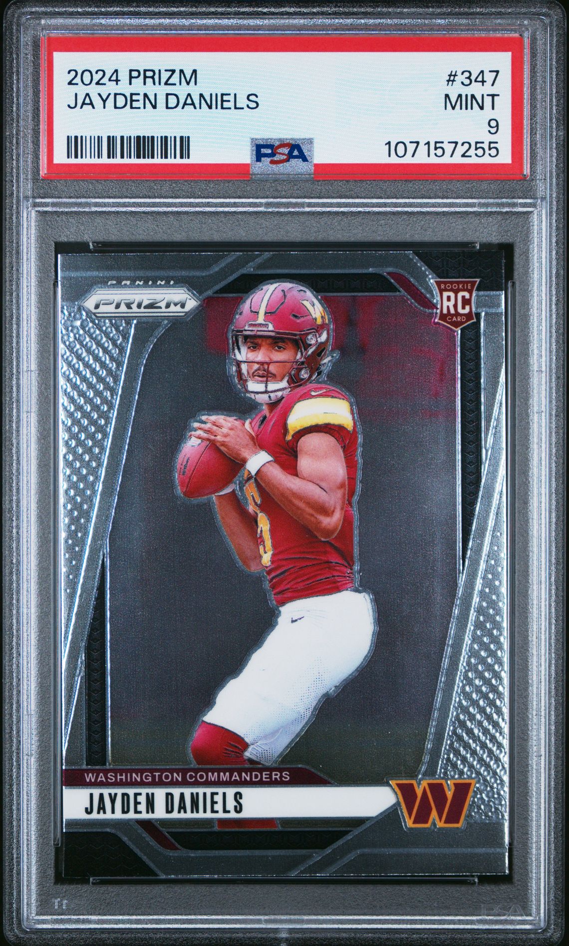 2024 Panini Prizm Jayden Daniels #347 Mint 9 front