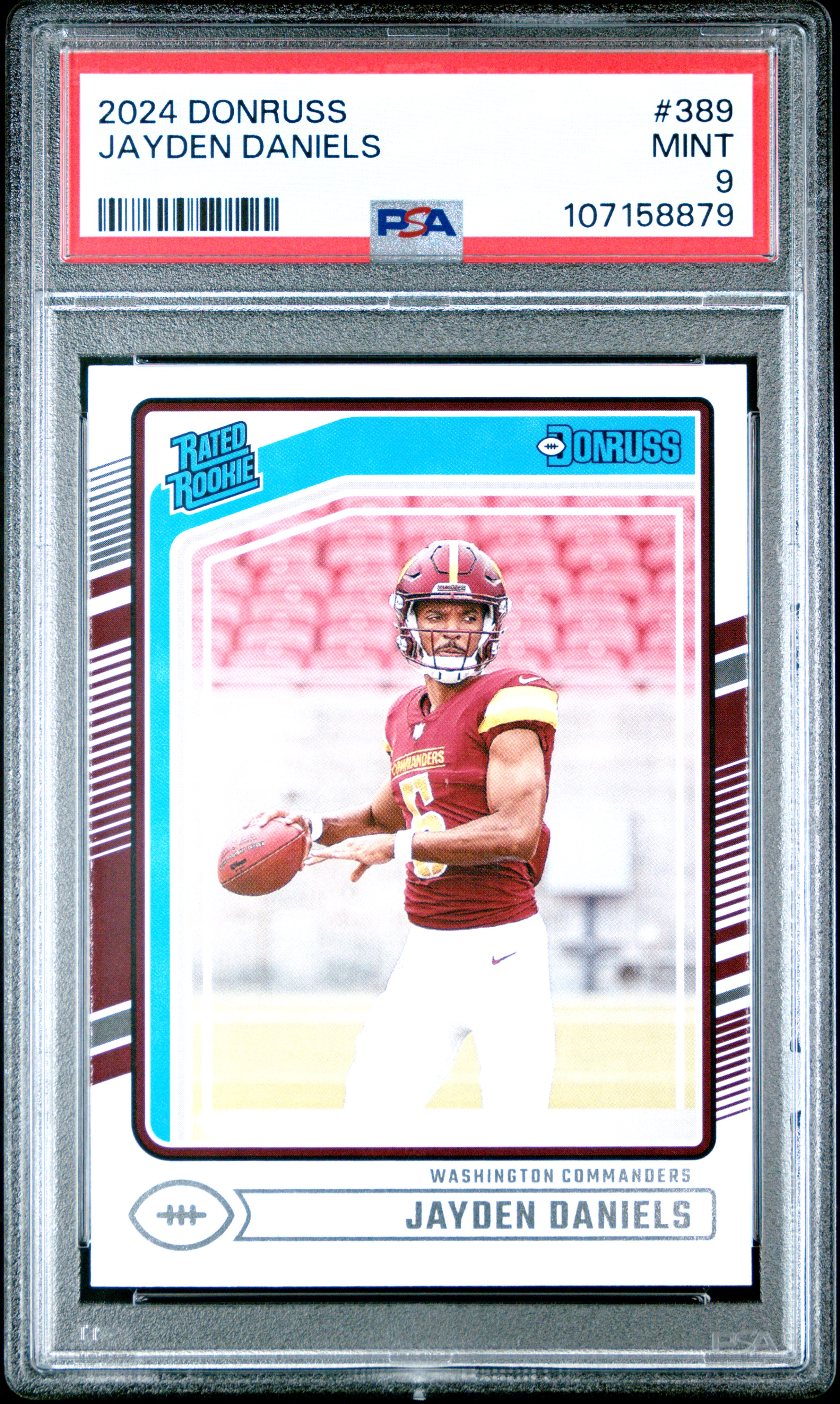 2024 Panini Donruss Jayden Daniels #389 Mint 9 front