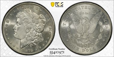 1878-S $1 MS66