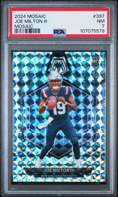 2024 Panini Mosaic Joe Milton Iii #397 (Mosaic) Nm 7 front
