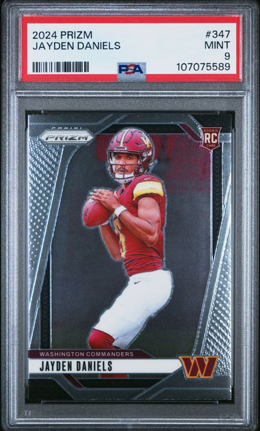 2024 Panini Prizm Jayden Daniels #347 Mint 9 front