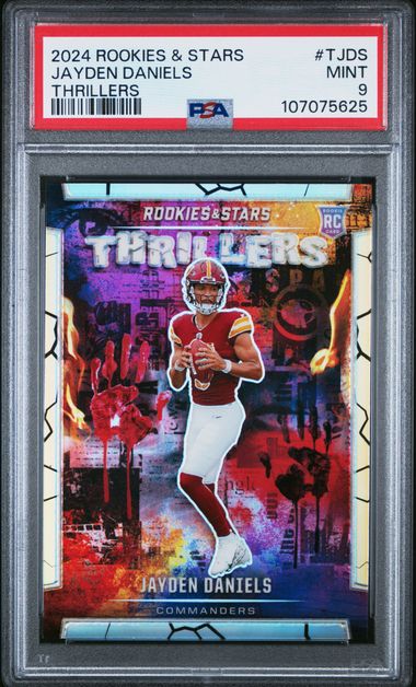 2024 Panini Rookies & Stars Thrillers Jayden Daniels #Tjds Mint 9 front