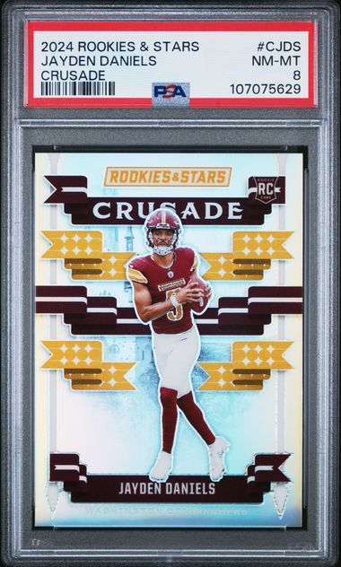2024 Panini Rookies & Stars Crusade Jayden Daniels #Cjds Nm-Mt 8 front