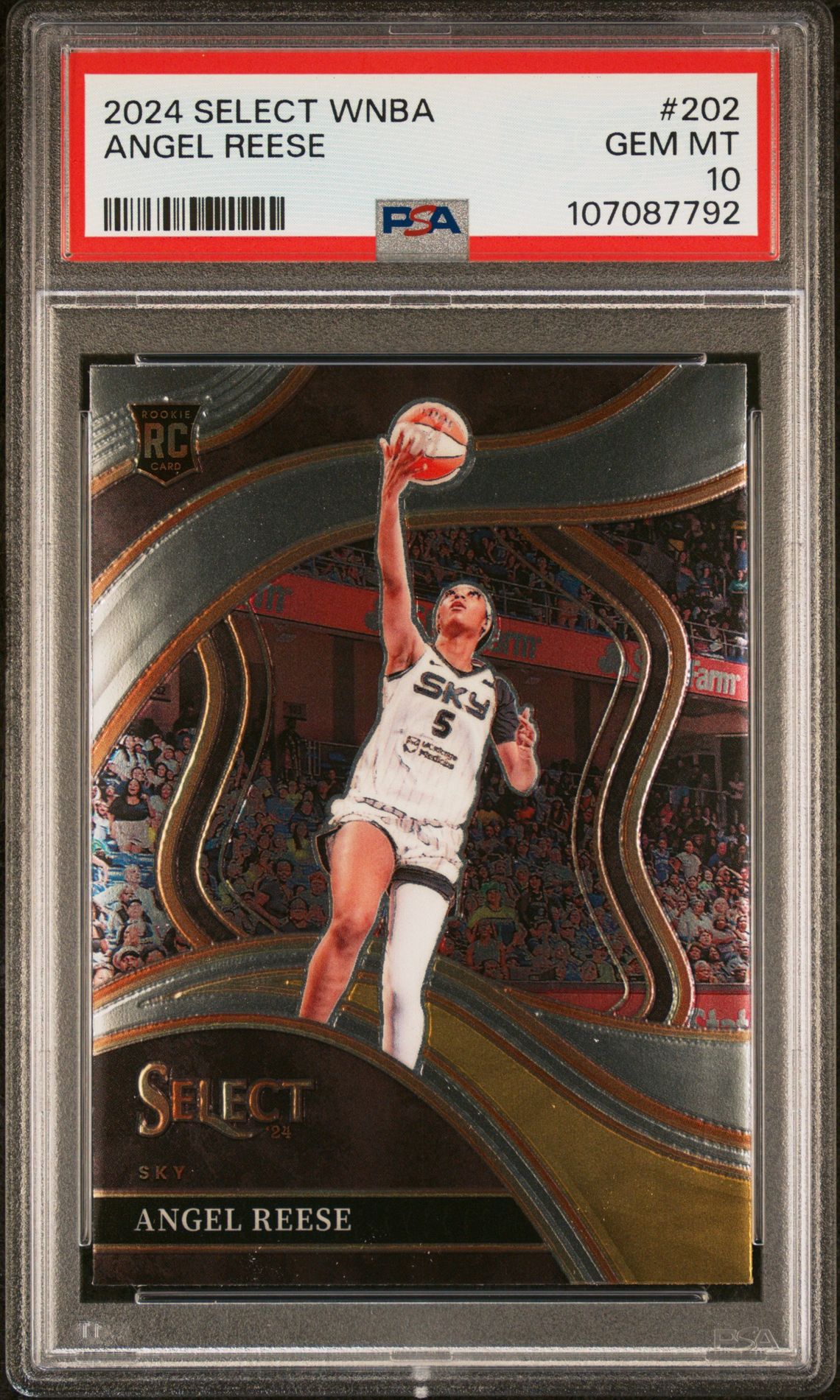 2024 Panini PANINI SELECT WNBA TIGER PRIZM #202 Angel Reese front