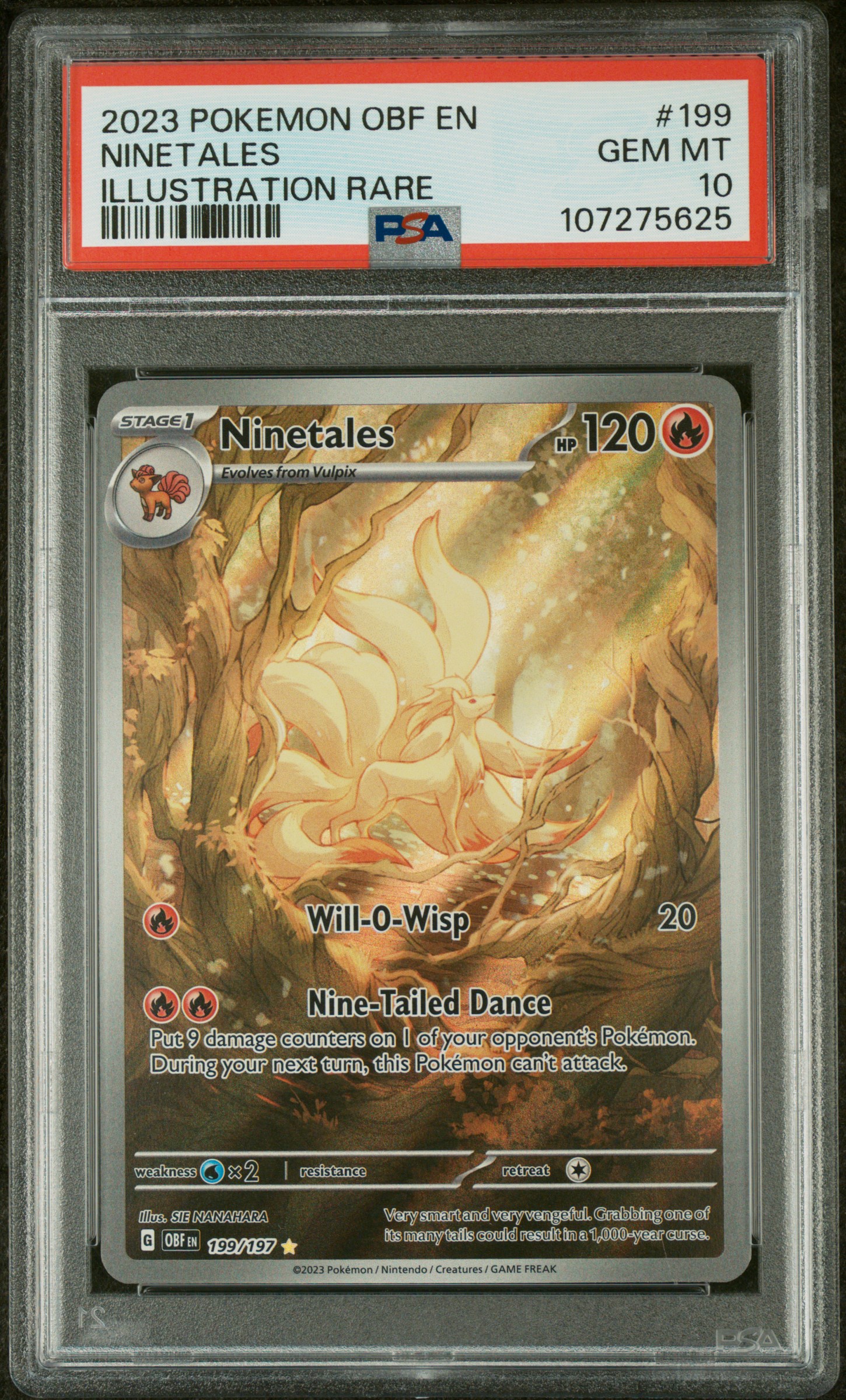 PSA 証明番号の確認方法: - PSA Japan 107275625