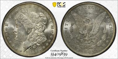 1886-O $1 MS62