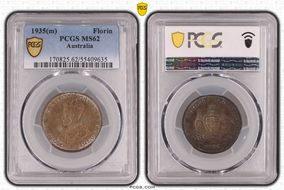 1935(m) Florin MS62