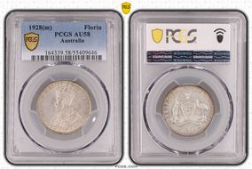 1928(m) Florin AU58