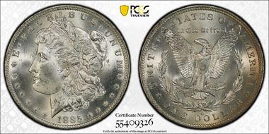 1885-O $1 MS65