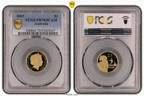 2003 $2 PR70DCAM