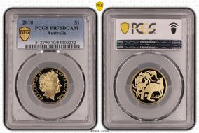 2010 $1 PR70DCAM