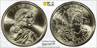 2025-D $1 Native American Position A First Strike MS66
