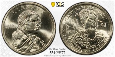 2025-D $1 Native American Position B First Strike MS66