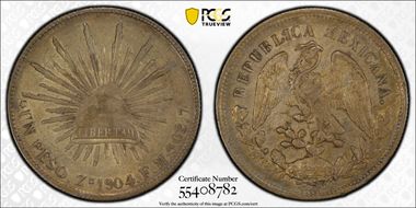 1904-Zs FM Peso KM-409.3 AU55