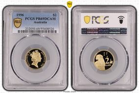 1996 $2 PR69DCAM