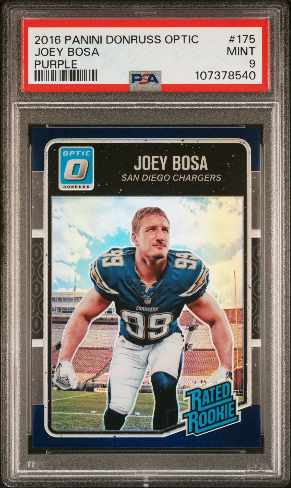 2016 Panini PANINI DONRUSS OPTIC PURPLE #175 Joey Bosa front
