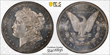 1883 $1 MS62PL