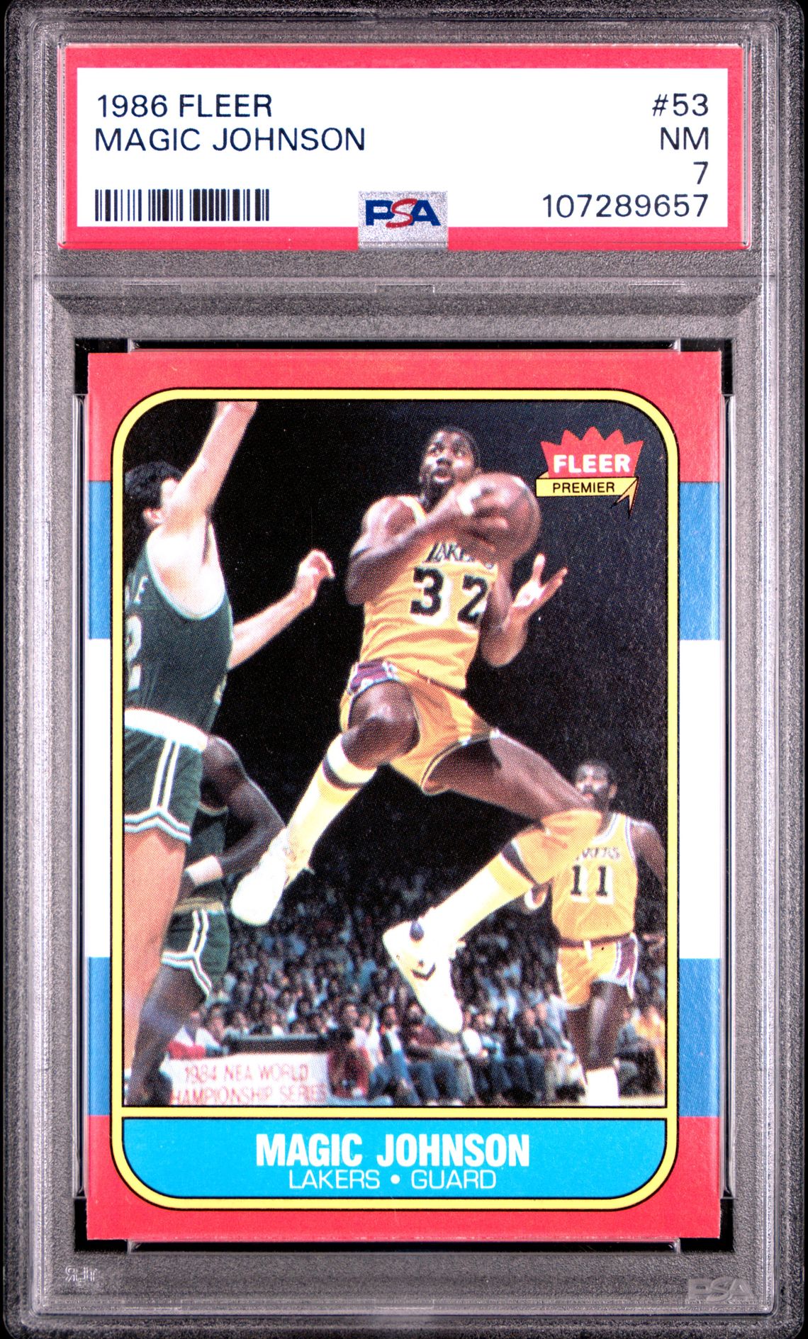 1986 Fleer FLEER #53 Magic Johnson front