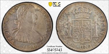 1810-Mo HJ 8 R Calico-1314 Yon-M8-110a AU58