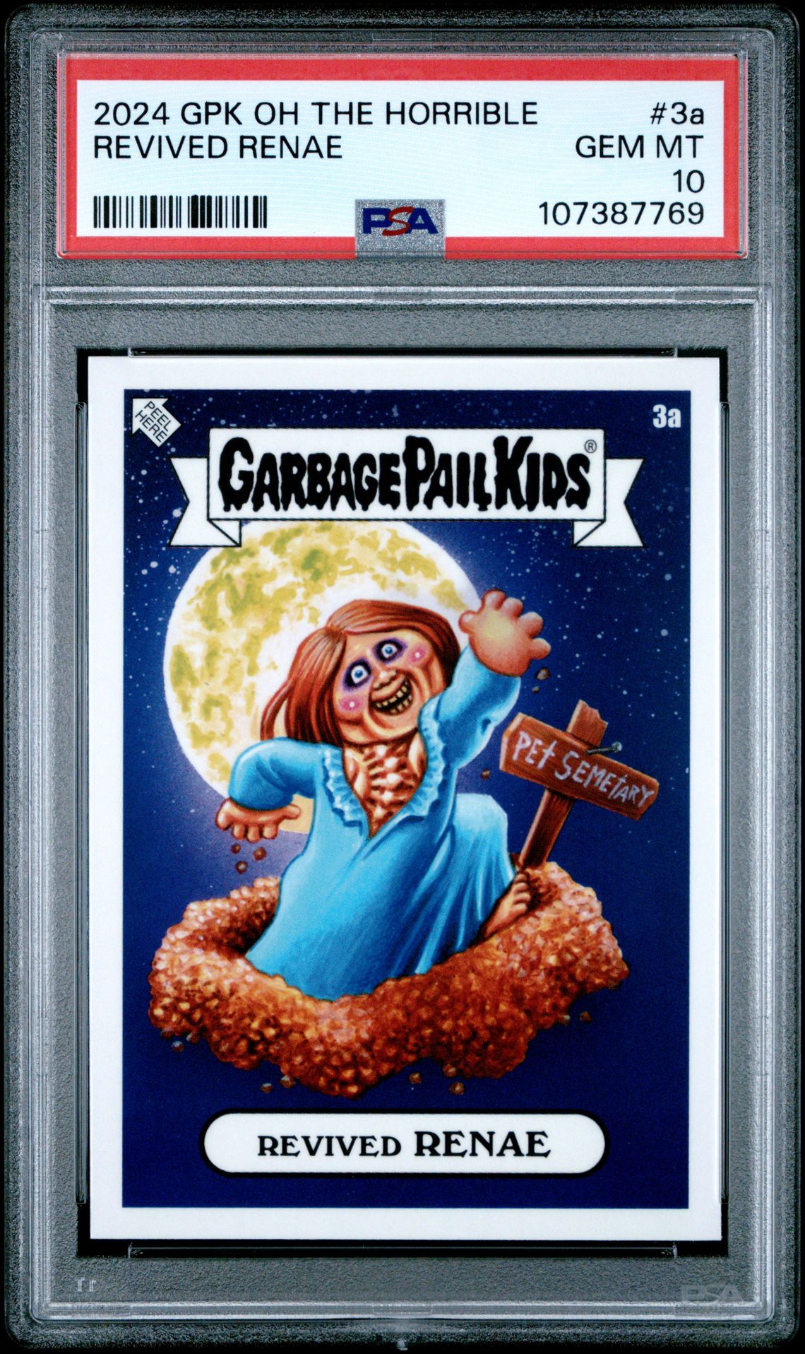 2024 Topps GARBAGE PAIL KIDS OH THE HORROR-IBLE #3A Revived Renae front