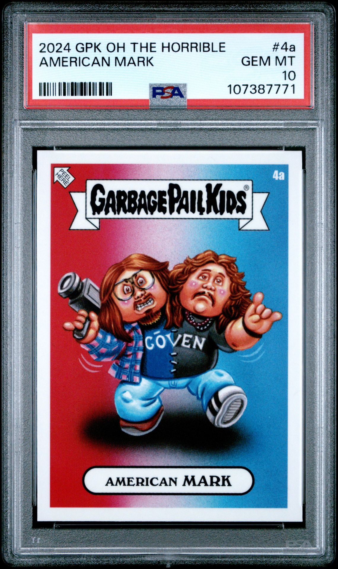 2024 Topps GARBAGE PAIL KIDS OH THE HORROR-IBLE #4A American Mark front