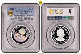 2019-P 50C Congratulations - Newborn PR70DCAM
