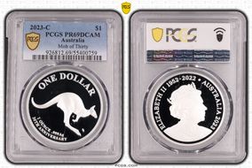 2023-C $1 Mob of Thirty Ag PR69DCAM
