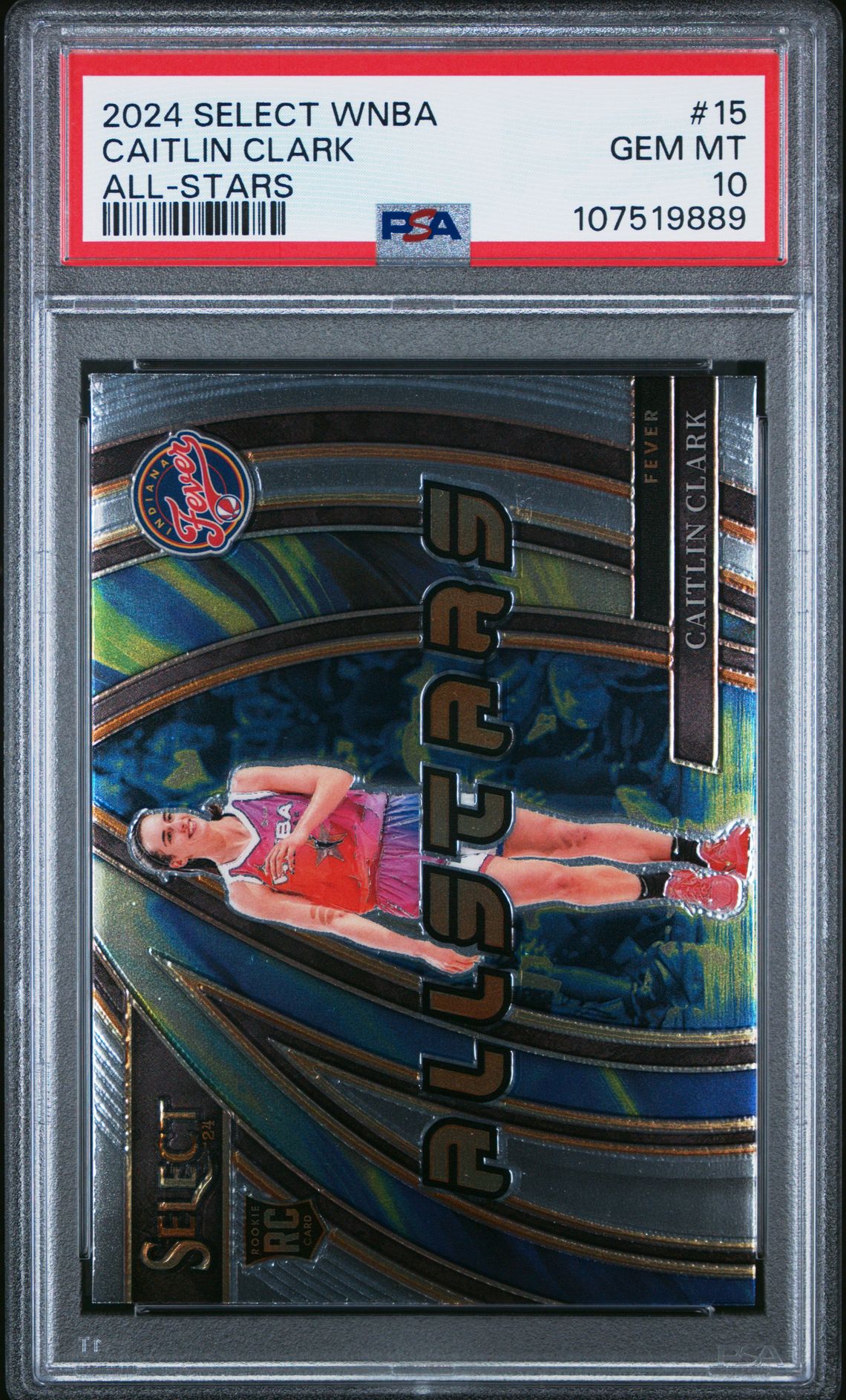 2024 Panini PANINI SELECT WNBA ALL-STARS #15 Caitlin Clark front