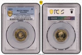 2023 $2 Vegemite Centenary Colorized Tastes Like Australia MS64