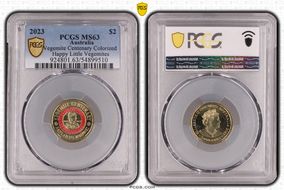 2023 $2 Vegemite Centenary Colorized Happy Little Vegemites MS63