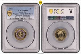 2021 $2 Wiggles - Henry the Octopus 30th Ann. Colorized MS66