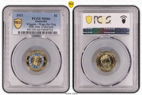 2021 $2 Wiggles - Wags the Dog 30th Ann. Colorized MS66