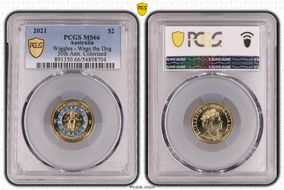 2021 $2 Wiggles - Wags the Dog 30th Ann. Colorized MS66