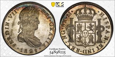 1821-NG M 8 R Calico-1236 MS64PL