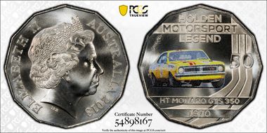 2018 50C Holden Motorsport Colorized 1970 HT Monaro GTS 350 MS69