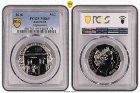 2016 50C Afghanistan MS69